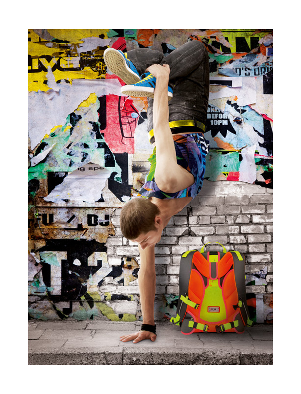 Breakdancer mit iKON Rucksack2