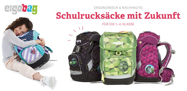 Eine Schultasche für die gesamte Grundschulzeit? Mit ergobag garantiert!